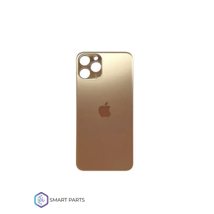 TAPA TRASERA IPHONE 11 PRO DORADA AAA BIG HOLE