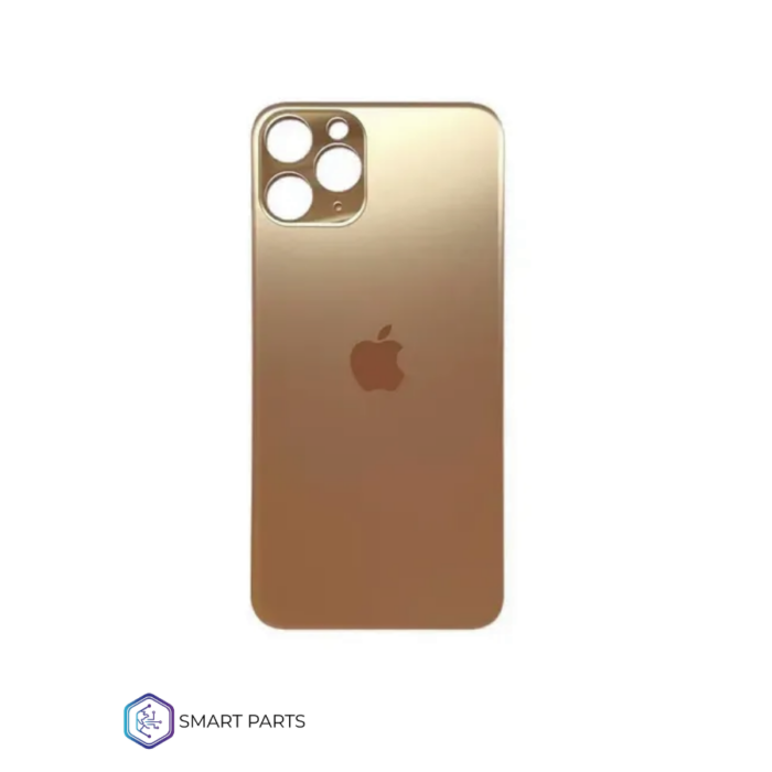TAPA TRASERA IPHONE 11 PRO MAX DORADA AAA BIG HOLE