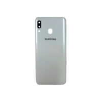 Tapa Trasera Samsung A30 / A305 Blanca Con Vidrio De Camara