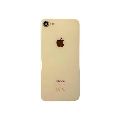 Tapa Trasera iPhone 8 Dorada Original
