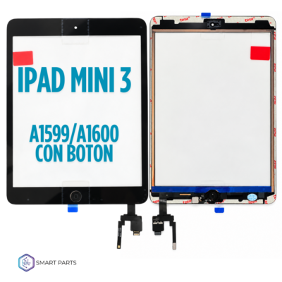 Vidrio Táctil iPad Mini 3º Negro A1599 / A1600