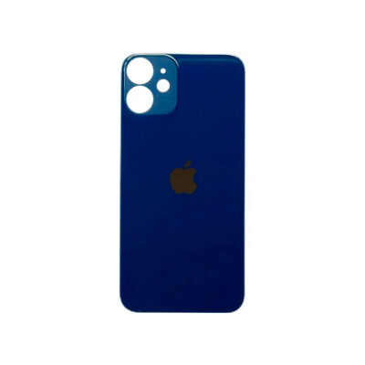 Tapa Trasera iPhone 12 Mini Azul Big Hole
