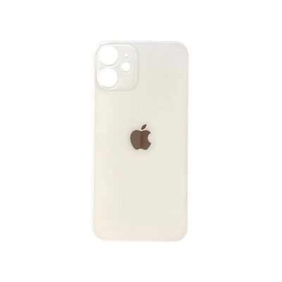 Tapa Trasera iPhone 12 Mini Blanca Big Hole