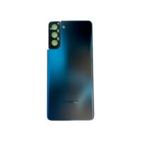 TAPA TRASERA SAMSUNG S21 PLUS AZUL ORIGINAL SIN LENTE DE CAMARA