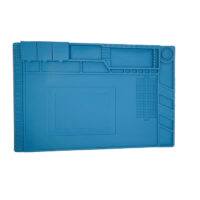 MANTA SILICONA CON COMPARTIMIENTOS 45 X 30 CM CELESTE