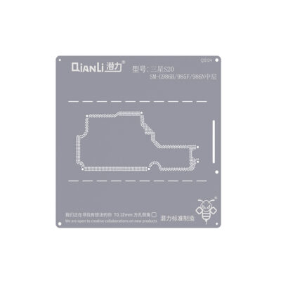 Stencil Placa Samsung S20 Plus SM-G986N / 985F/ 986N Qianli QS124 Stencil Placa Samsung S20 Plus SM-G986N / 985F/ 986N Qianli QS124