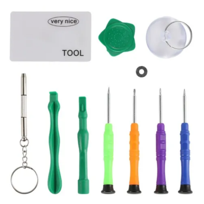 KIT DE DESARME 10 EN 1 PARA IPHONE 5 AL X