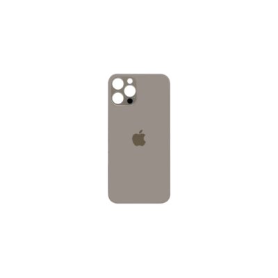 Tapa Trasera iPhone 12 Pro Max Dorada Big Hole Tapa Trasera iPhone 12 Pro Max Dorada Big Hole