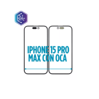 Cristal Iphone 15 Pro Max Con Lamina Oca