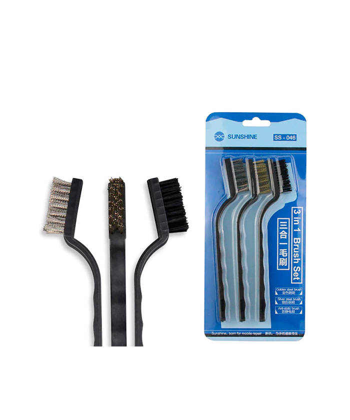 Set 3 en 1 Cepillo Limpieza Sunshine SS-046 Set 3 en 1 Cepillo Limpieza Sunshine SS-046