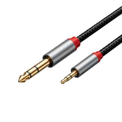 3.5mm Macho a 6.35mm Macho Trs Stereo Audio Cable 2 Metros