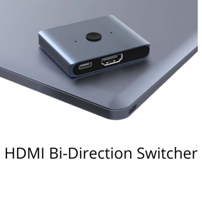 2-PORT HDMI Bi-Direction Switcher Silver 2-PORT HDMI Bi-Direction Switcher Silver