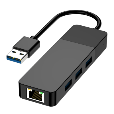 Hub Miltipuerto Entrada USB 3.0 a USB 3.0 X3 con Ethernet 1000MBPS Hub Miltipuerto Entrada USB 3.0 a USB 3.0 X3 con Ethernet 1000MBPS