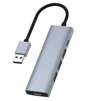 HUB USB 4 PUERTOS 3.0 CON PUERTO ALIMENTACIÓN TIPO C HUB USB 4 PUERTOS 3.0 CON PUERTO ALIMENTACIÓN TIPO C
