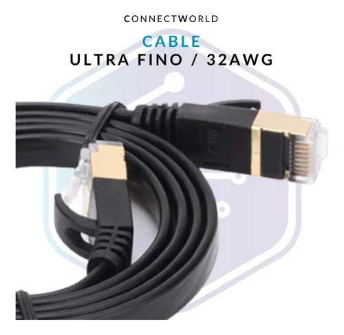 Flat Cat 8 U/Ftp Ethernet Patch Cable 2 Metros Flat Cat 8 U/Ftp Ethernet Patch Cable 2 Metros