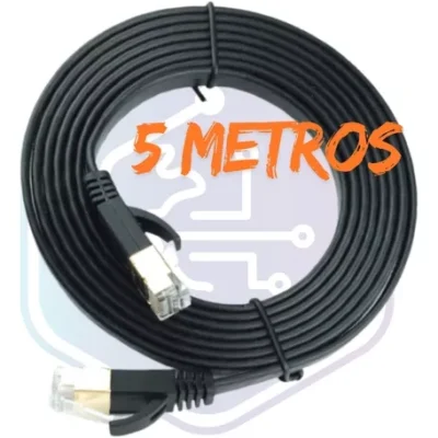 Flat Cat 8 U/Ftp Ethernet Patch Cable 5 Metros Flat Cat 8 U/Ftp Ethernet Patch Cable 5 Metros