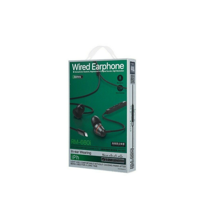 AURICULAR WIRED EARPHONE ENTRADA TIPO LIGHTNING RM-660I