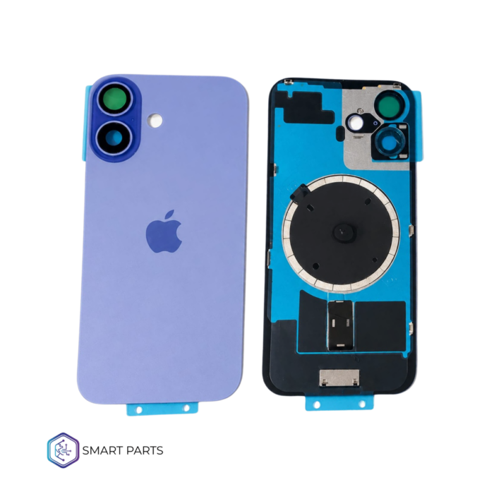 TAPA TRASERA IPHONE 16 BLUE COMPLETA