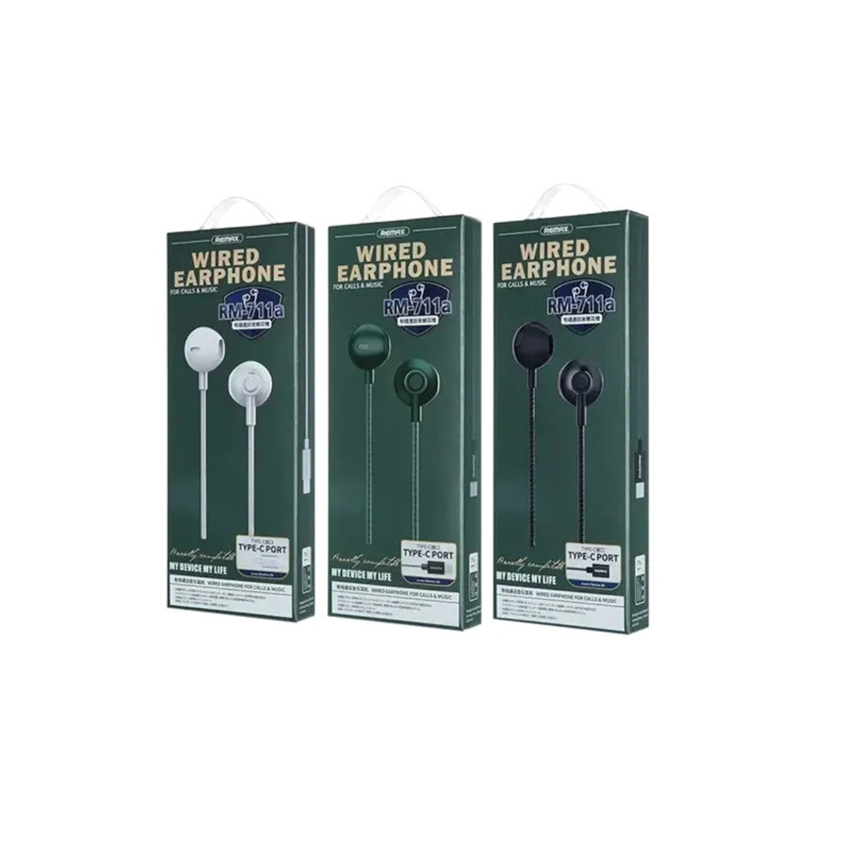 Auricular con Cable Conector Tipo C RM-711A Auricular con Cable Conector Tipo C RM-711A