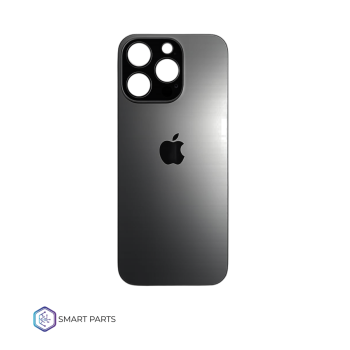 TAPA TRASERA IPHONE 16 PRO BLACK BIG HOLE CON LOGO