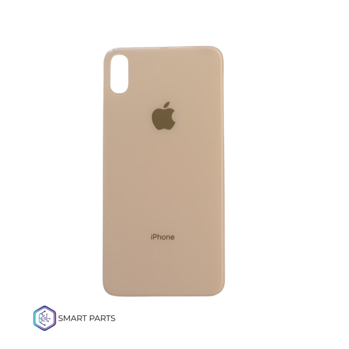 TAPA TRASERA IPHONE XS MAX DORADA ORIGINAL BIG HOLE