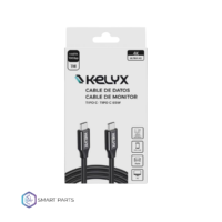 Cable Kelyx Usb Tipo C A Tipo C 65W / 10Gbp 4K 1 Mt