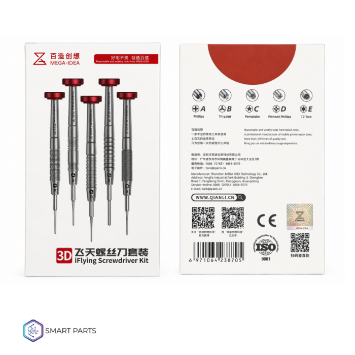 KIT DE DESTORNILLADORES MEGA IDEA IFLYING 3D SCREWDRIVERS