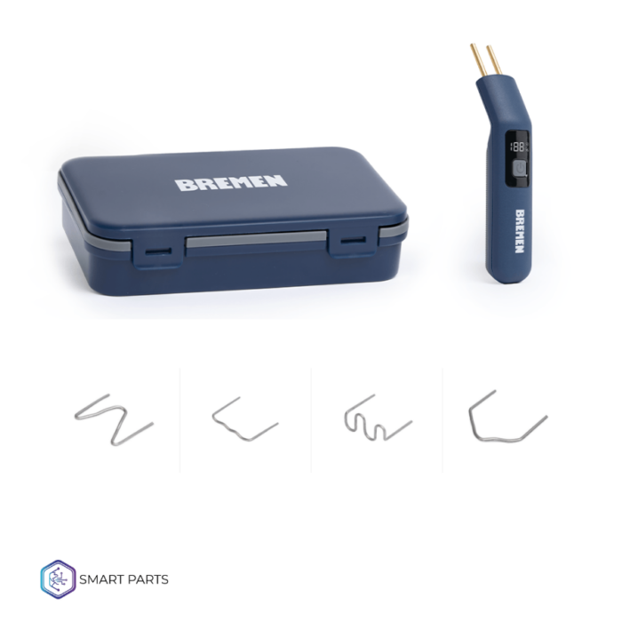 SOLDADOR DE PLÁSTICOS INALÁMBRICO Kit x 204 pzs BREMEN®